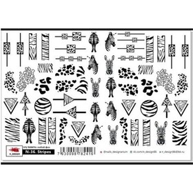 Resim Tnl Professionel Takma Tırnak Stiker N-36 