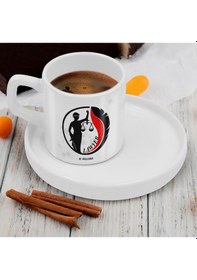 Resim Bk Gift Kişiye Özel Sunum Tabaklı Avukat Tasarımlı Kahve Fincanı-13, Sevgiliye Hediye, Arkadaşa Hediye, Avukata Hediye Kobitmeyen137777 Bk Gift 