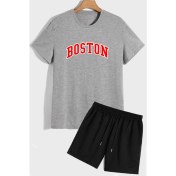 Resim Trendypassion Boston Şort T-Shirt Eşofman Takımı 