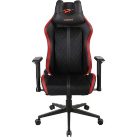 Resim Havit Gamenote GC936A Profesyonel Gaming Kumaş Oyuncu Koltuğu - Siyah / Kırmızı 