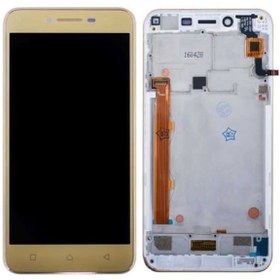 Resim Lenovo Vibe K5 Sarı Flex (A6020A41) Lcd Ekran Dokunmatik Çıtalı 