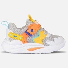 Resim Vicco Birdy Phlon Hafif Taban Cırtlı Ortapedik Çocuk Spor Ayakkabı Gri Beyaz Gri Beyaz 