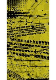 Resim Bandana Dark Yellow Siyah 