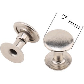 Resim 7mm Tek Rivet / Aparatsız (100 adet veya 1000 adet paketlerde ) - 1000li paket / Altın 