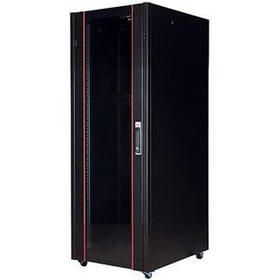 Resim Lande LN-HL42U6010-BL-C PROLINE 400P DİKİLİ TİP PERFORE KAPAKLI 42U W600mm x D1000mm Dikili tip Kabinet- Perfore kapaklı 