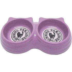 Resim Bamboo BO-3152Z İkili Kedi Mama ve Su Kabı 2 x 150 ML 
