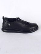 Resim Pierre Cardin 54325 Siyah Kadın Bağcıklı Rahat Taban Deri Spor Ayakkabı 