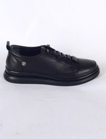 Resim Pierre Cardin 54325 Siyah Kadın Bağcıklı Rahat Taban Deri Spor Ayakkabı 