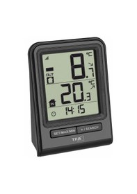 Resim Tfa Dostmann Transmitterli. Kablosuz İç ve Dış Termometresi 