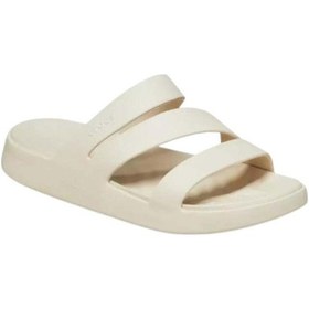 Resim Crocs Getaway Strappy 209587-160 Kadın Bej Sandalet&terlik 
