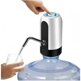 Resim Tüm Damacanalar Ile Uyumlu Şarjlı Damacana Su Pompası 