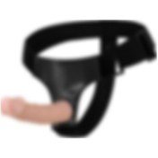 Resim Odins Shop 19 CM Belden Bağlamalı İçi Dolu Strapon Penis 