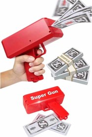 Resim shopwave KRM Para Saçma Tabancası Kırmızı Para Fırlatma Oyuncağı Parti Eğlencesi KRM 