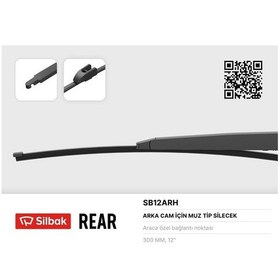 Resim Sılbak Sb12arh Sılecek Supurgesı Arka Muz Tıp 300 Mm Nıro 10-16 