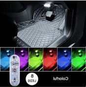 Resim Fastbuy 8led Dokunmatik Sensör Atmosfer Işığı, Xiyu Shop Değiştirilebilir Usb Şarjlı Beyaz Ortam Lambası, Mutfak/dolap Dekora Beyaz 