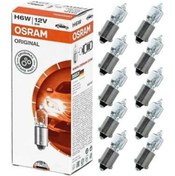 Resim 12 Volt Ampül 6w H6 Halogen Park 53 Tipi Osram 64132 10 Adet 