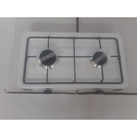 Resim UğurKatmer Set Üstü 2 Gözlü Beyaz Ocak Doğalgaz Uyumlu 