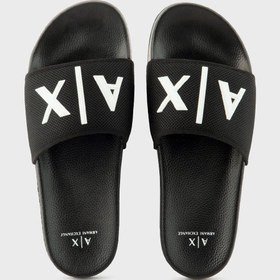 Resim Armani Exchange Logolu Terlik Erkek TERLİK XUP001 XV820 S277 