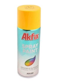 Resim Akfix Parlak Taksi Sarısı Sprey Boya 400 Ml 