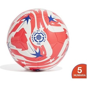 Resim Adidas Fcwc Clb Futbol Topu Jd3821 Beyaz Beyaz 