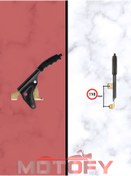 Resim MOTOFY 3 Tekerli E-BİKE ELEKTRİKLİ MOTOSİKLET BİSİKLET EL FRENİ 