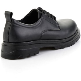 Resim Bambi Siyah Kadın Oxford Ayakkabı K01823060709 