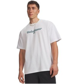 Resim Under Armour Hwt Erkek Tişört Beyaz 