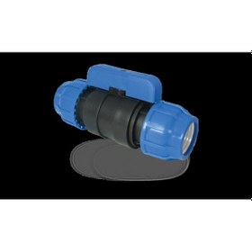 Resim Poelsan 40 Lık Kablin Küresel Vana 1 Adet 