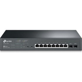 Resim Tp Link Sg2210P 8 Port Poe 10 100 1000 Mbps Yönetilebilir Switch 