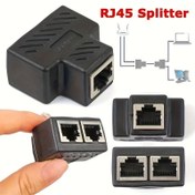 Resim 1 adet Ethernet Splitter: Bu 1'den 2'ye çevirici adaptörle internet bağlantınızı bölebilirsiniz! 