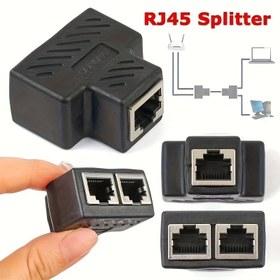 Resim 1 adet Ethernet Splitter: Bu 1'den 2'ye çevirici adaptörle internet bağlantınızı bölebilirsiniz! 