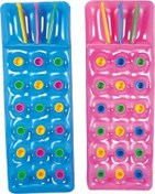 Resim Bardaklıklı Dik Yastıklı Şişme Deniz Yatağı 191 x 71 CM 