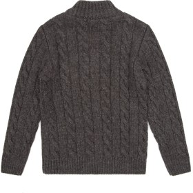 Resim U.s. Polo Assn. Erkek Çocuk Antrasit Melanj Kazak /triko 50315628-VR081 