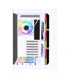 Resim Gamebooster Sea View Gb-g2852w 750w 80+ Bronz Usb 3.2 Argb Atx Mid Tower Beyaz Kasa 