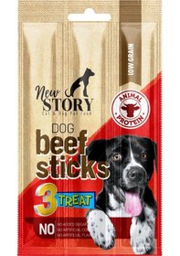 Resim Dog Beef Stick 12 Adet 3x11gr. Biftekli, Çubuk, Köpek Ödül Maması 