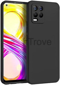 Resim Realme 8 Kılıf Yumuşak Ve Esnek Tpu Silikon Kapak Siyah 