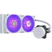 Resim Cooler Master Masterliquid Ml240L V2 Beyaz Sickleflow Rgb Fanlı 
