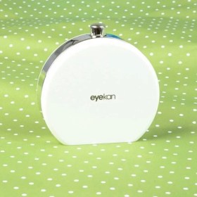 Resim Eyekan Parfüm Şişesi Şeklinde Lens Kutusu (Beyaz) 