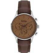 Resim Lee Cooper Erkek Kol Saati Gümüş Renk, Kahve Kadran - Lc06971.372, 2 Yıl Garantili Gümüş 