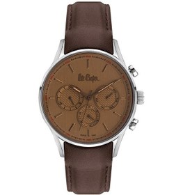 Resim Lee Cooper Erkek Kol Saati Gümüş Renk, Kahve Kadran - Lc06971.372, 2 Yıl Garantili Gümüş 