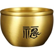 Resim Trendooze Pirinç Fengshui Kase Baifu Vat Bakır, 5cmx3.3cm, Unik Dekor Hediye 5cmx3.3cm 