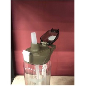 Resim H2o Polikarbon Pipetli Matara 1000 Ml Siyah Siyah 