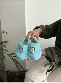 Resim Behtah Kundura Pamuk Astarlı Babet Unicorn Figürlü Çok Amaçlı Okul Kreş Patiği Ev Patiği 