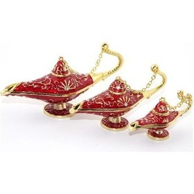 Resim Swarovski Taşlı 3'lü Alaaddin Lambası 