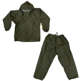 Resim GOGOPREMİUM YAĞMURLUK ALT ÜST REFLEKTÖRLÜ TAKIM BALIKÇI TİPİ DİKİŞSİZ PVC KUMAŞ 