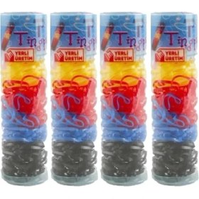 Resim Storemax Promosyonca Renkli Saç Lastik Tokası Seti, Çok Renkli (800 Adet) 