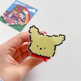 Resim GongtuShop B12 Stili Evrensel Sevimli Ins Ayı Tavşan Düzensiz Katlanabilir Stand Tutucu iPhone Redmi Huawei Samsung Için Cep Telefonu Braketini Genişletiyor (Yurt Dışından) 