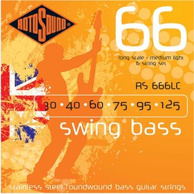 Resim Rotosound RS666LC Swing 6 Telli Bas Gitar Teli (30-125) 