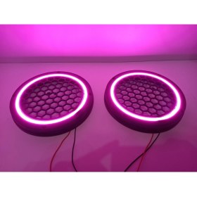 Resim For-x Işıklı Hoparlör Kapağı 16CM – Mor Renkte 16CM Midrange Kapak – 1 Takım 
