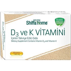 Resim Shiffa Home Vitamin K&D3 30 Softjel 